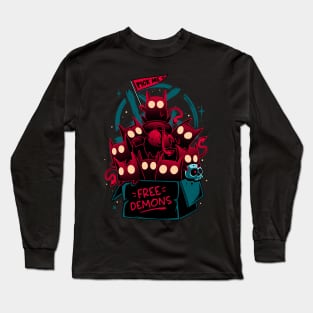 Free Demon Box - Cute Evil Long Sleeve T-Shirt